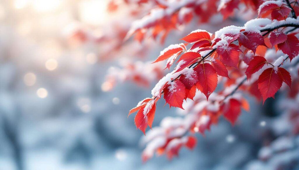 Le foglie rosse in inverno dell’albero di giada sono dovute agli antociani