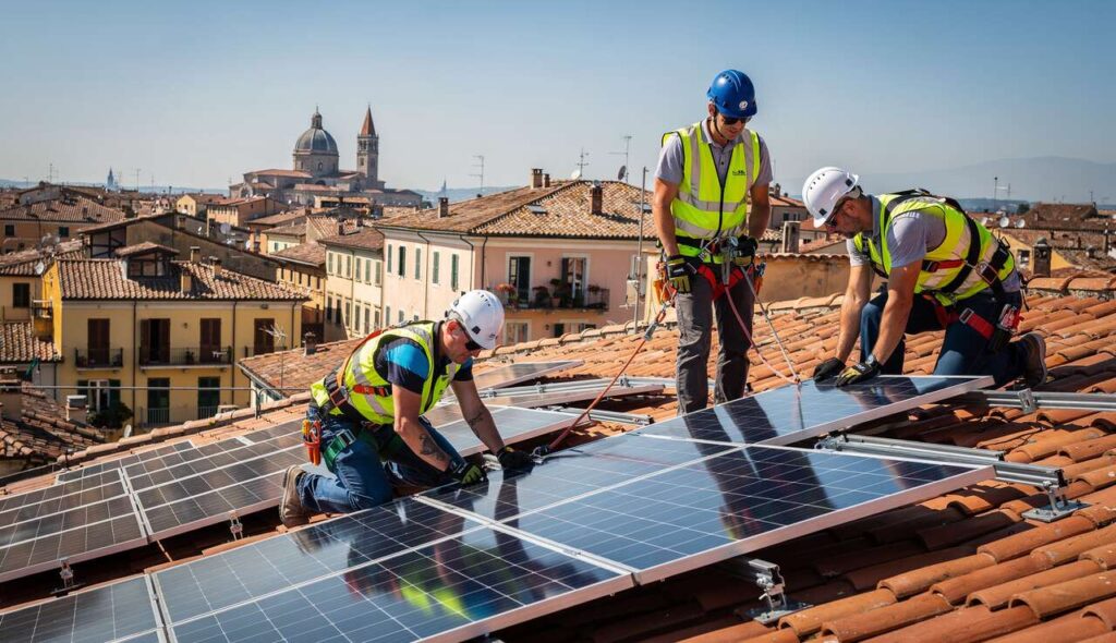 Linea vita sul tetto: l’obbligo poco conosciuto che si applica quando si rifà la copertura o si installano pannelli solari